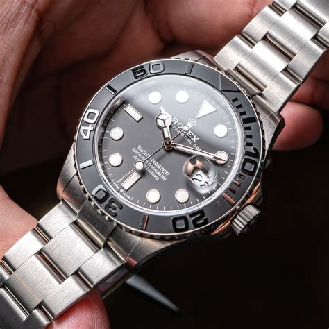 ab wann wurden rolex armbänder massiv yachtmaster